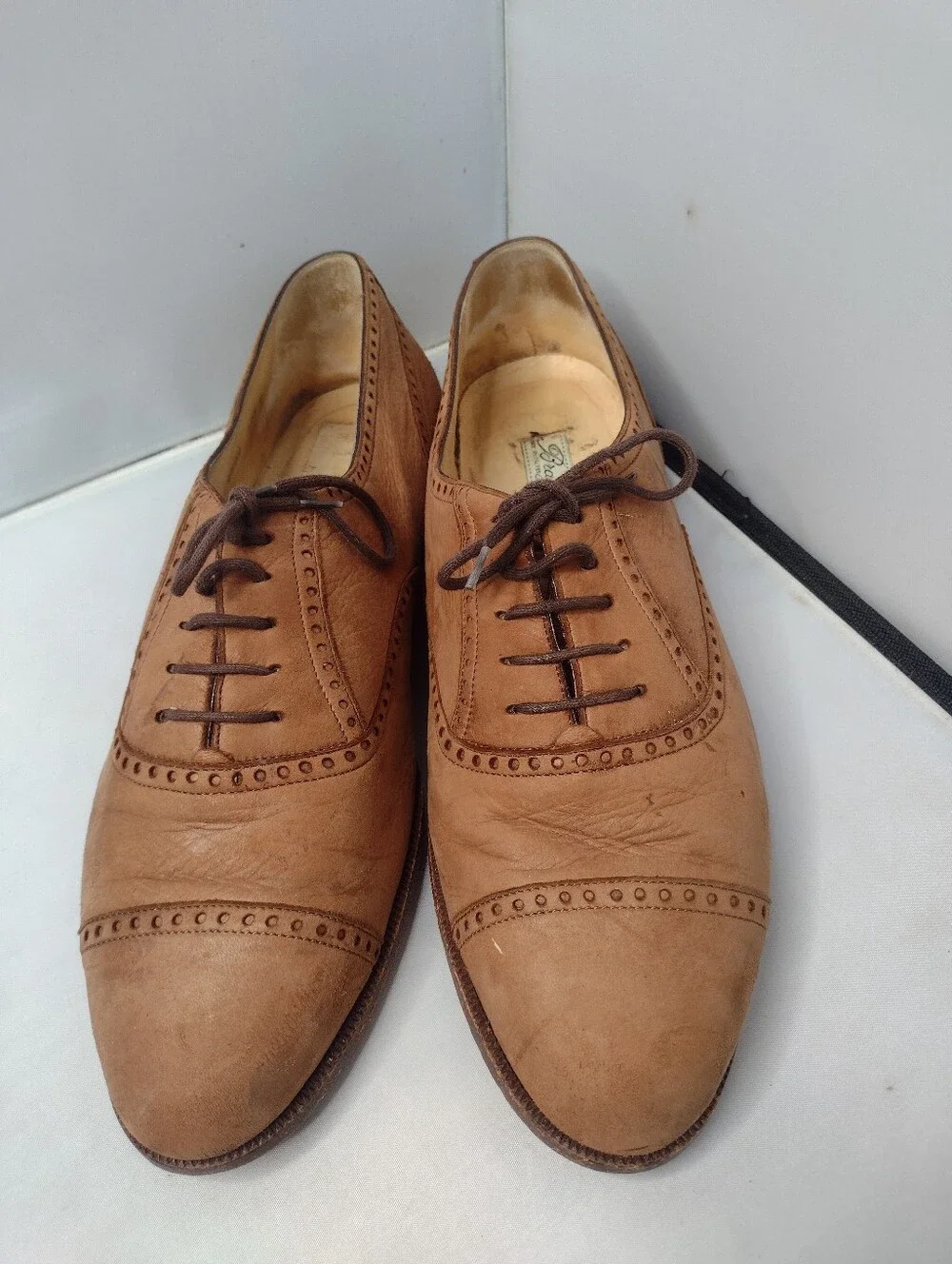 Bragano Cole Haan Italian Leather Cap Toe Oxford Dress Mens  Shoes 10.5 B B10